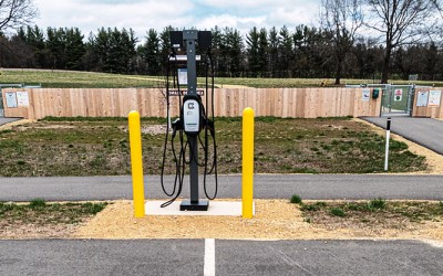 electric vehicle charging station at Anderson Farm County Park