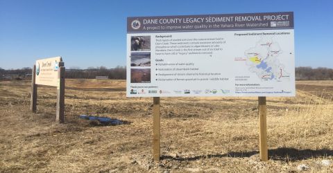 Legacy Sediment Project Sign