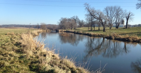 View along the Sugar River