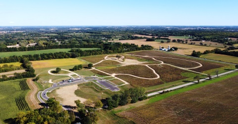 Aerial View of Dog Park