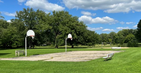 Basketball and Volleyball Courts
