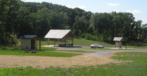 Shelter, Kiosk and Restrooms