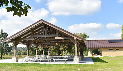 Shelter at Indian Lake County Park (courtesy Samantha Haas)