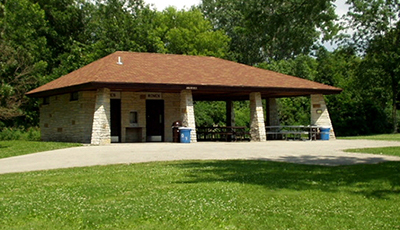 Shelter at William G. Lunney Lake Farm County Park