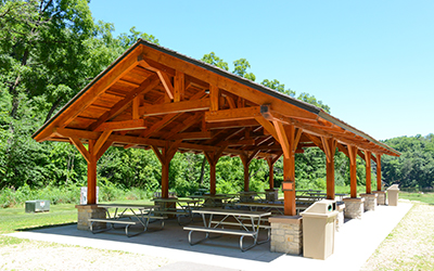 Shelter at Stewart Lake County Park